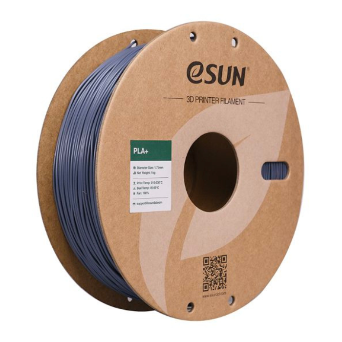 eSun 1.75mm 1kg PLA+ 3D Printing Filament Grey Color