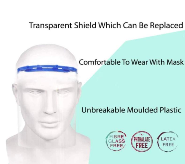 Iotcart Flexible Face Shield Mask - Full Face Protection