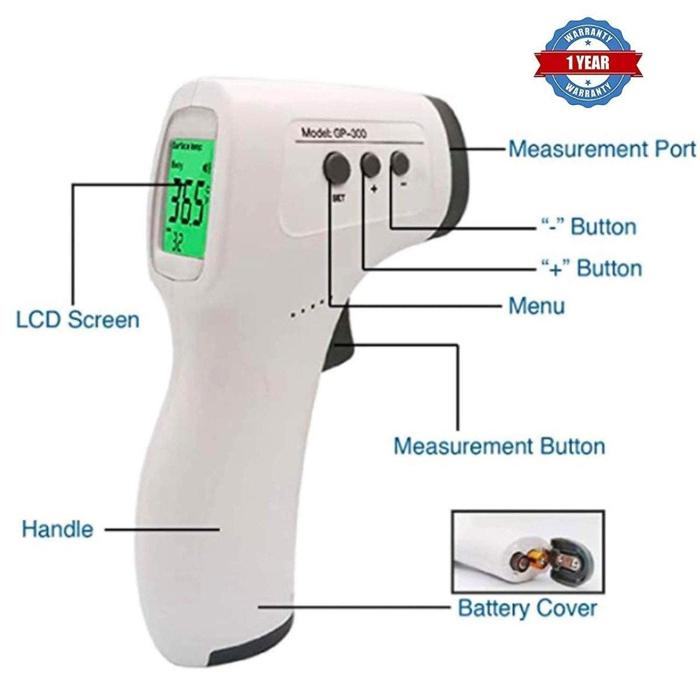Iotcart GP300 Infrared Touchless Forehead Thermometer - Buy Online in India