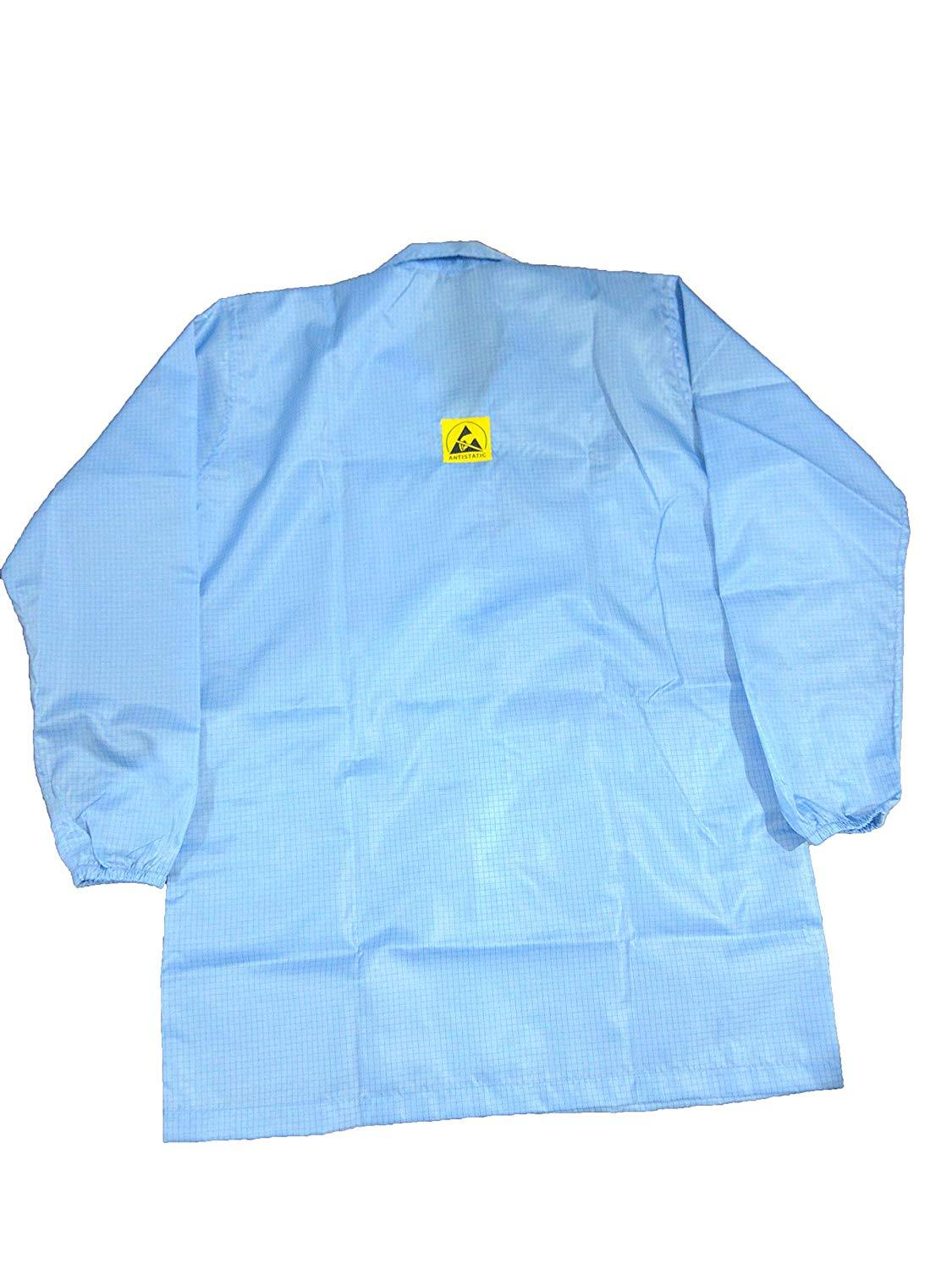 Anti-Static [ESD] Safe Unisex Lab Coat (Blue)