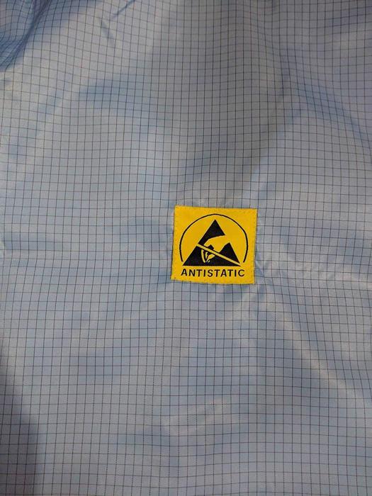Iotcart Anti-Static ESD Safe Unisex Lab Coat Blue - Electronics Protection