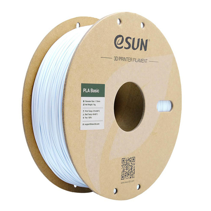eSun 1.75mm PLA-Basic 3D Printing Filament 1kg Cold White - Buy Online in India