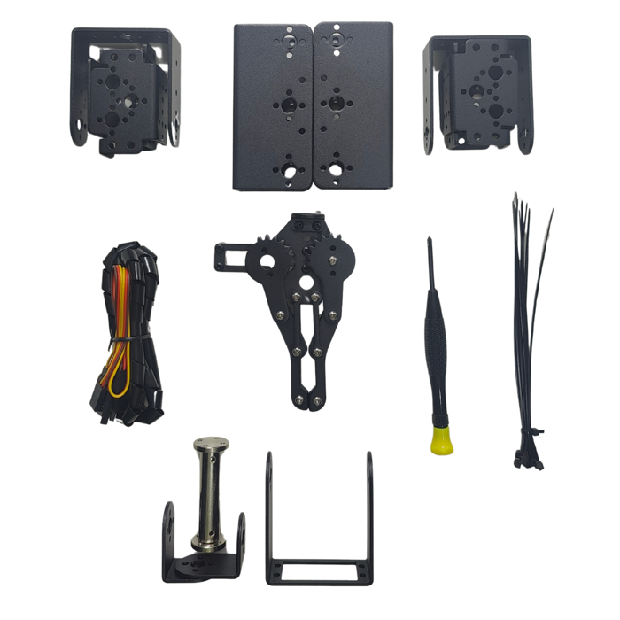Iotcart SES-P-3287 6DOF Robotic Arm Metal Bracket Kit - DIY Robotics