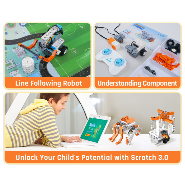 Makerzoid SES-P-3288 STEAM Super Bot Master Premium Coding Robot Kit - Educational Robotics for Kids & STEM Learning