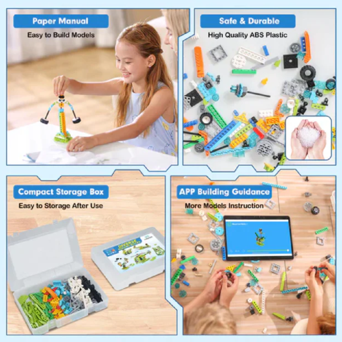 Makerzoid SES-P-3292 100-in-1 STEAM Building Blocks Educational Toy - Buy Online in India