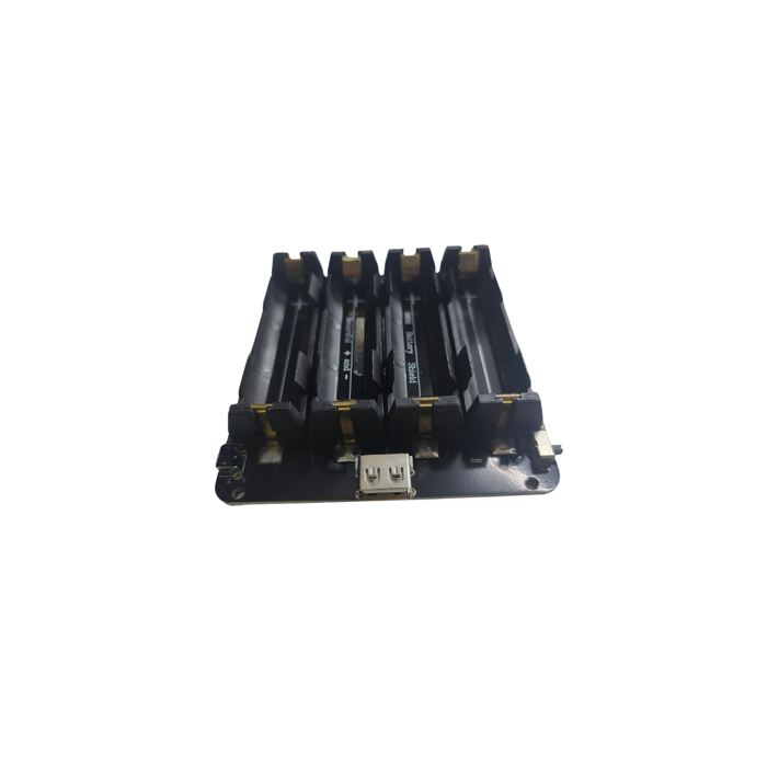 Iotcart 18650 Battery Holder V3 5V/3A 4-Cell Module for Raspberry Pi 3 - Portable Power Solution