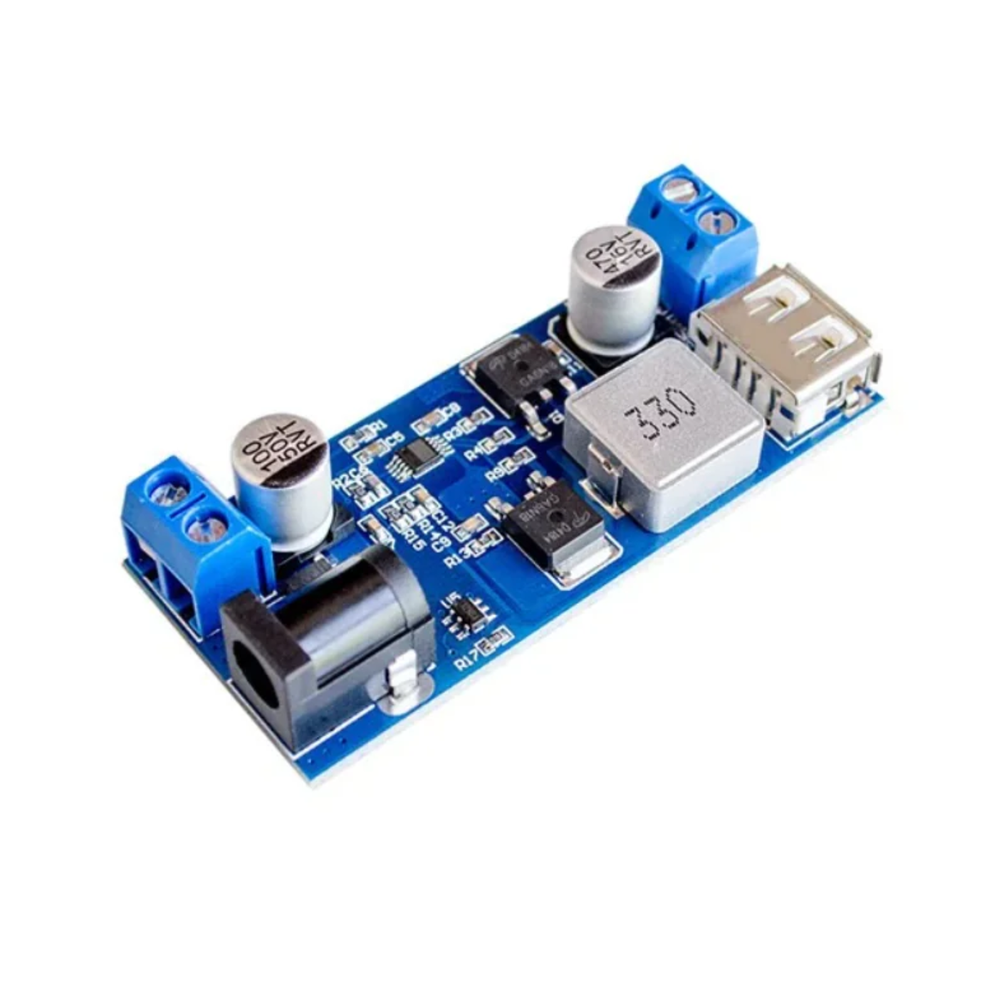 24V/12V to 5V 5A Power Module – DC-DC XY-3606 Step-Down Converter with USB Fast Charging