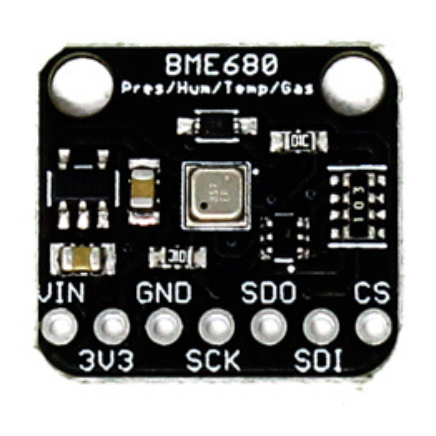 SmartElex BME680 Sensor Breakout Board Measures Temperature, Humidity, Pressure & Gas