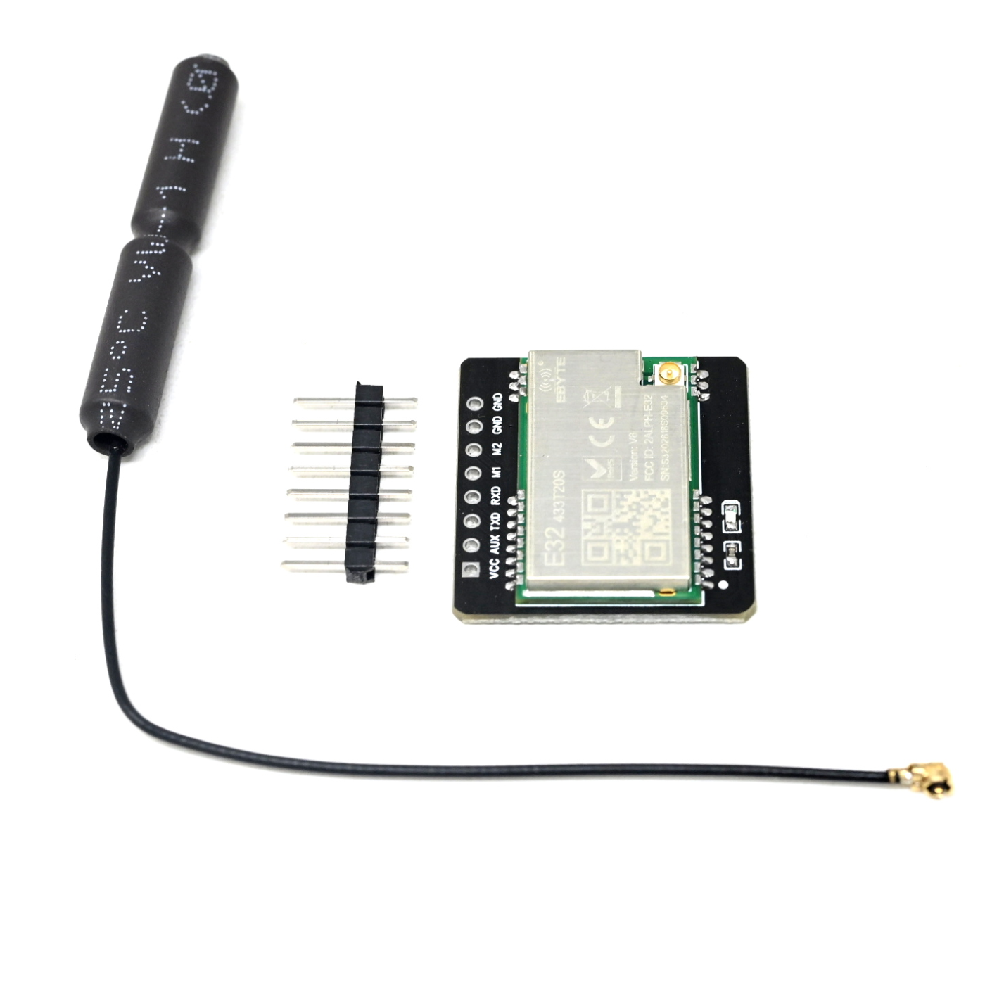 SmartElex E32‑433T20S Ebyte SX1278 433 MHz Breakout Board – High-Range LoRa RF Transceiver Module