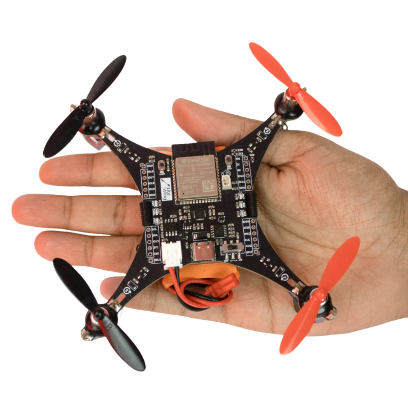 LiteWing ESP32-S3 DIY Drone Kit – Programmable Drone for Makers & Developers