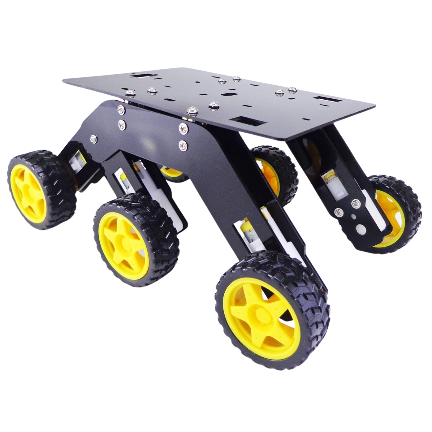 Acrylic 6WD Curious Rover Chassis DIY Robotics Kit