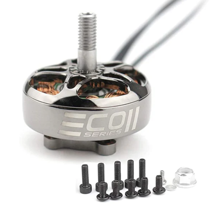 EMAX ECO II 2807 1700KV Brushless Motor for FPV Drones - Long Range & Freestyle Use