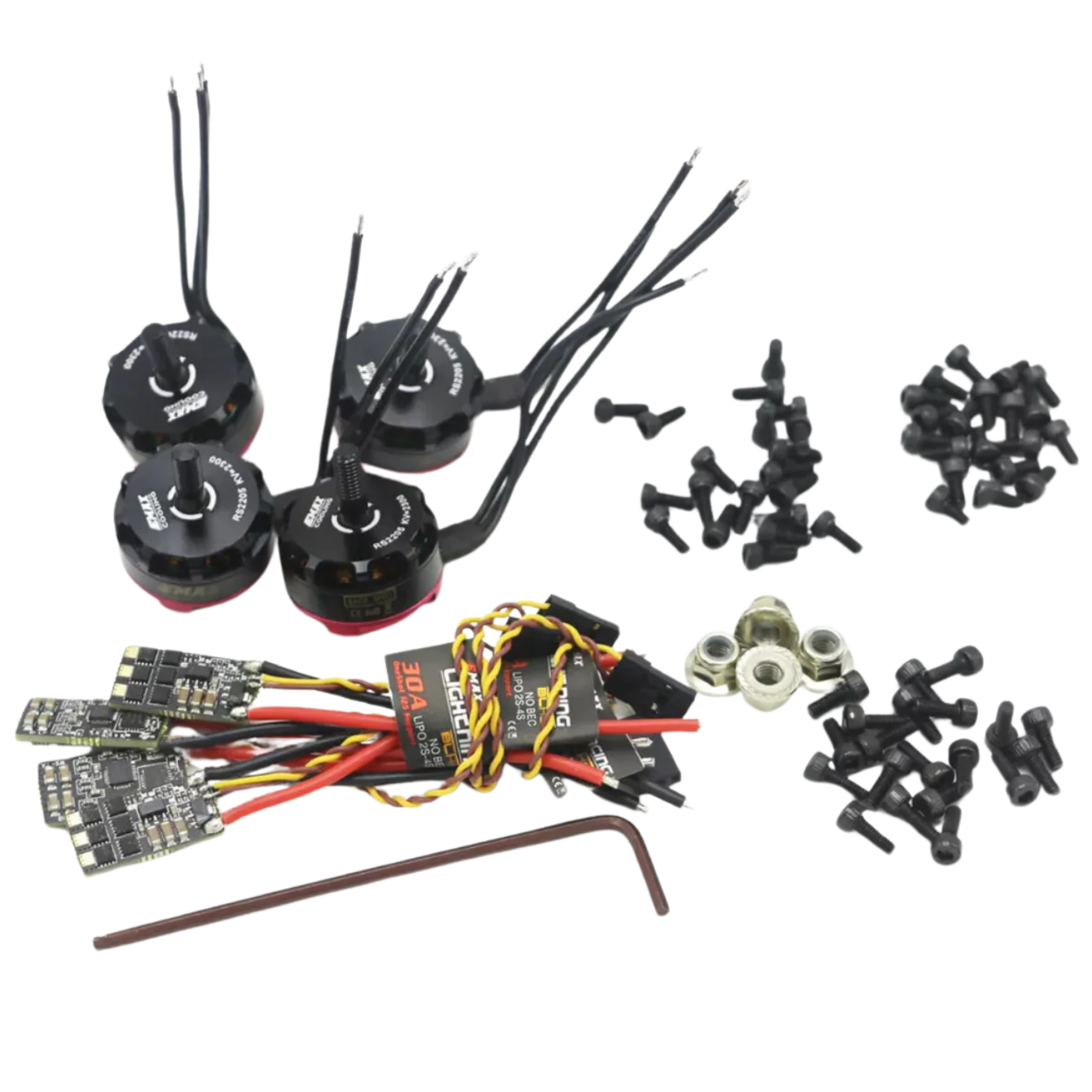 EMAX RS2205 2300KV 2-4S Race Spec Brushless Motor Kit for Drones
