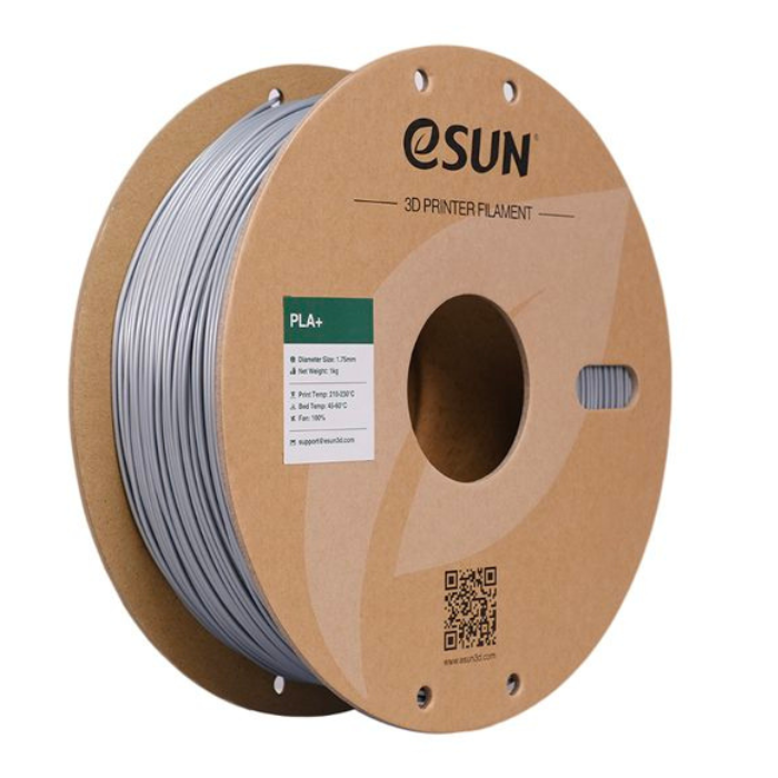 eSun PLA+ 1.75mm 1kg Silver 3D Printer Filament - Buy in India