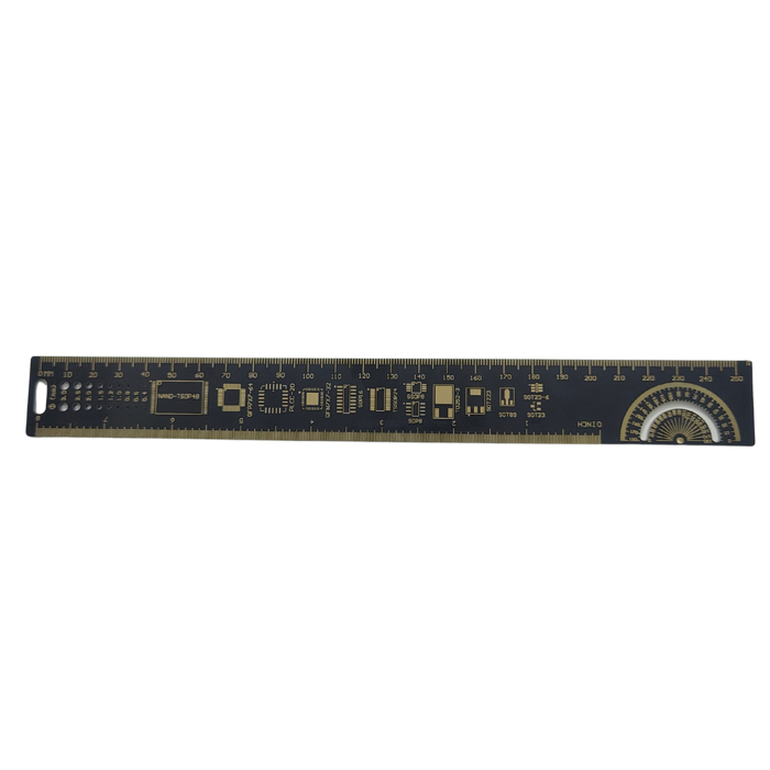Iotcart SES-P-3375 25cm PCB Ruler with SMD & AWG Guides - Electronics Prototyping Tool
