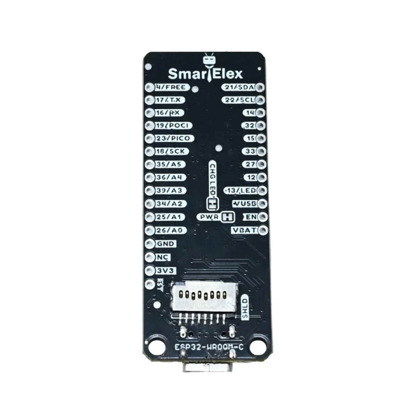 SmartElex ESP32 WROOM_C Development Board – WiFi & Bluetooth Microcontroller Module