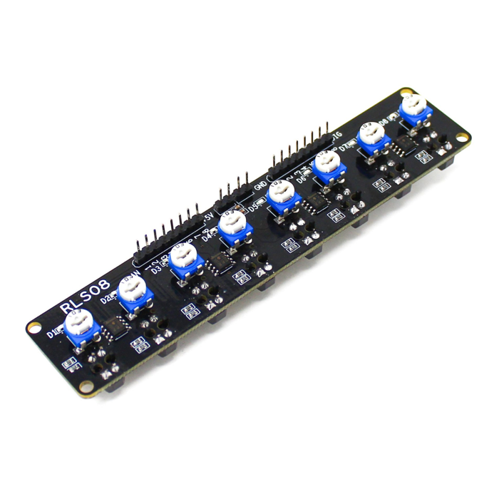 SmartElex RLS-08 8-Channel Line Tracking Sensor Array - Line Follower Robot