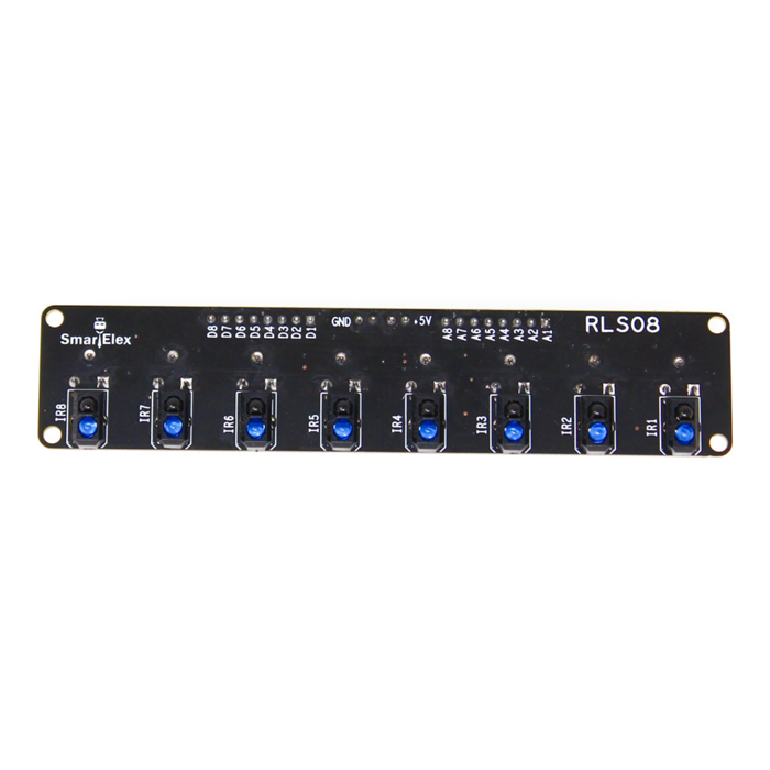 SmartElex RLS-08 8-Channel Line Tracking Sensor Array - Line Follower Robot