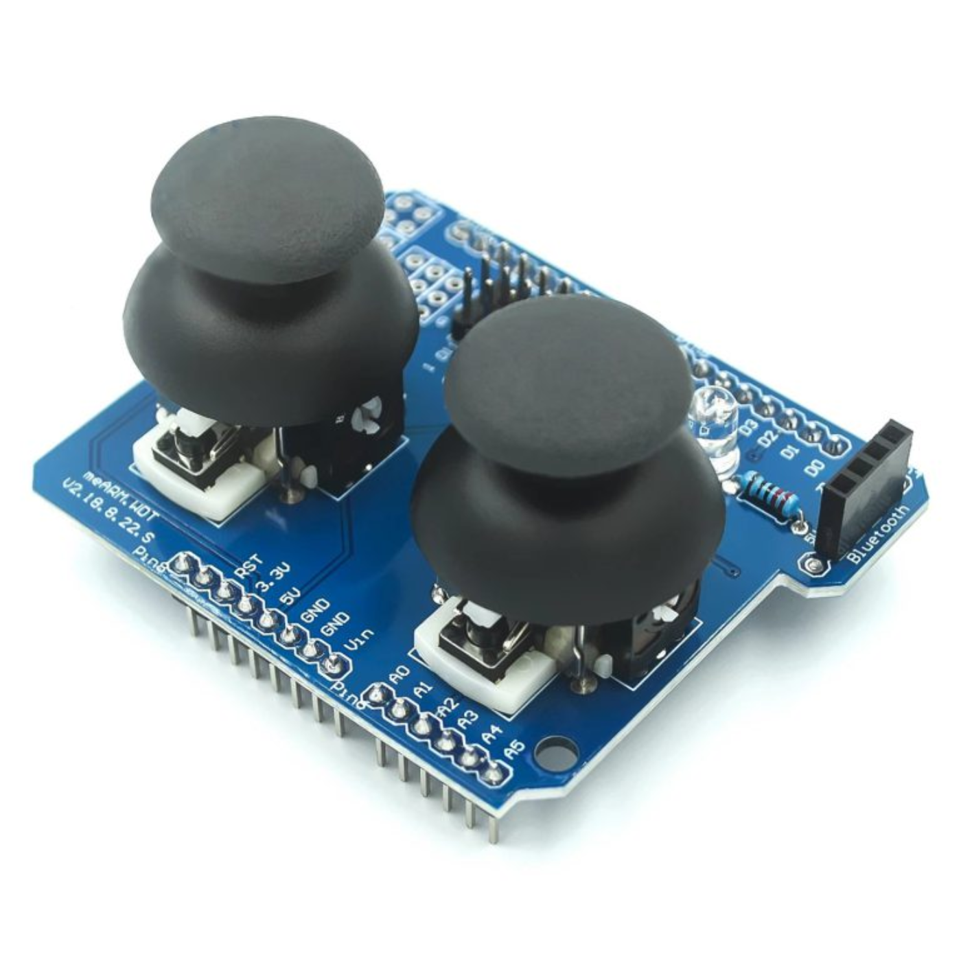 Dual PS2 Game Joystick Button Module Compatible with UNO R3