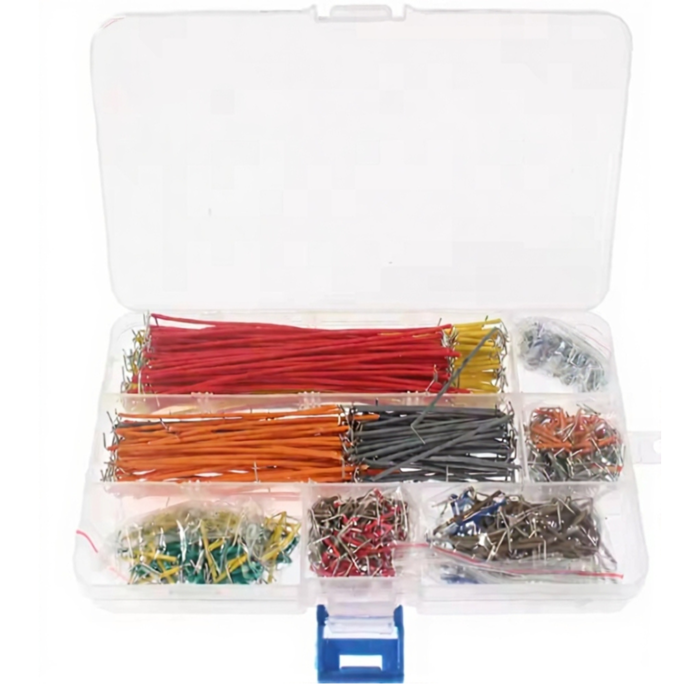 Iotcart 840PCS Breadboard Jumper Wire Kit 14 Assorted Lengths - Prototyping Essential