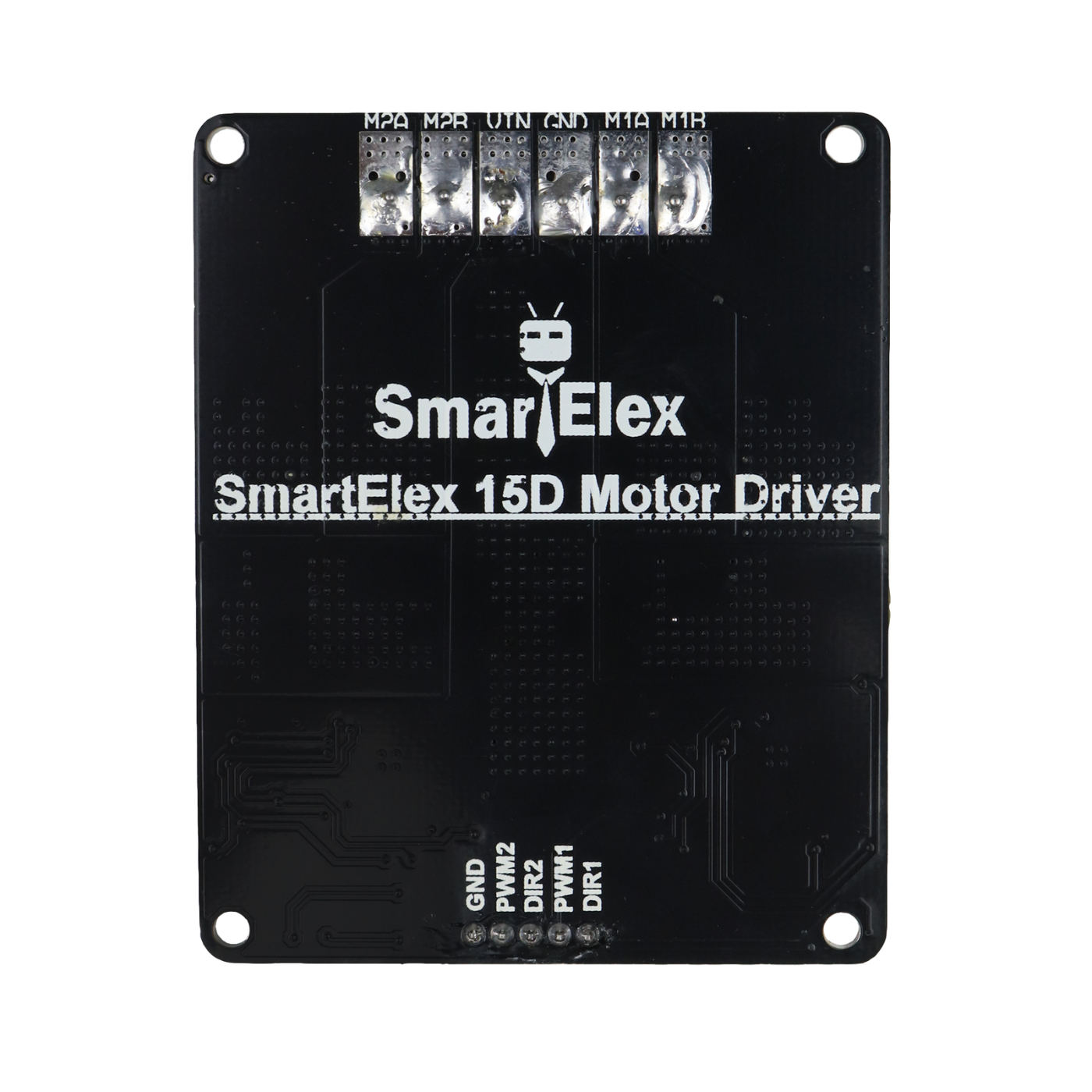 SmartElex 15D Dual DC Motor Driver - 30A Peak Dual Channel PWM Controller