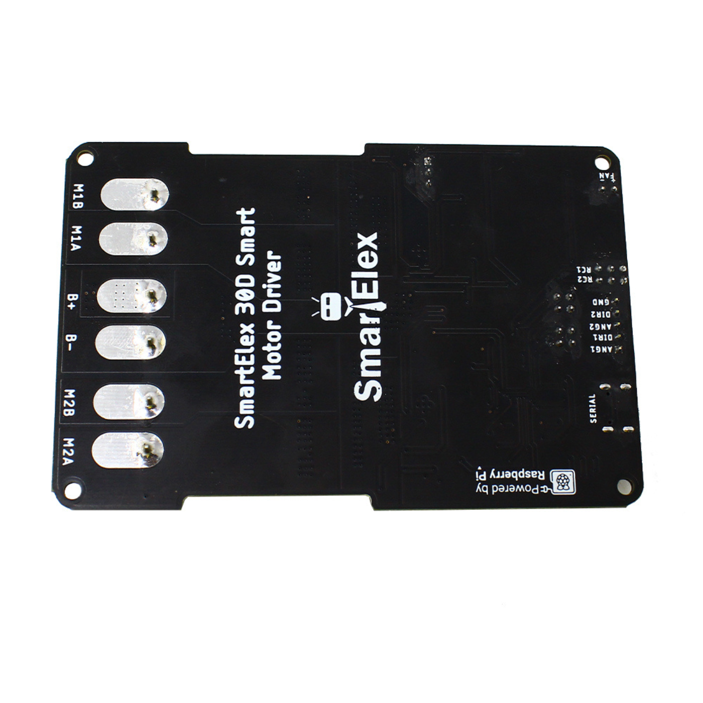 SmartElex 30D Dual Channel Motor Driver Powered by Raspberry Pi