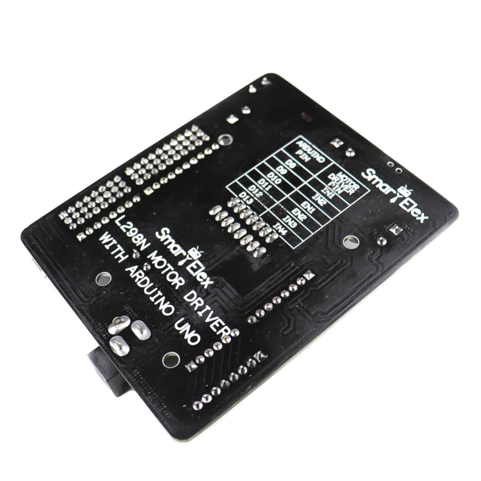 SmartElex L298N Dual Channel Motor Driver with Onboard Arduino Uno