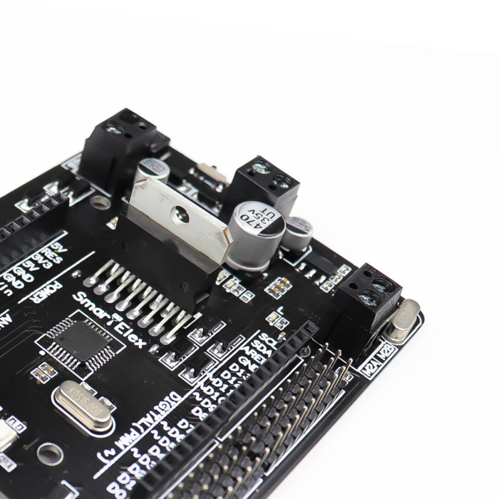 SmartElex L298N Dual Channel Motor Driver with Onboard Arduino Uno