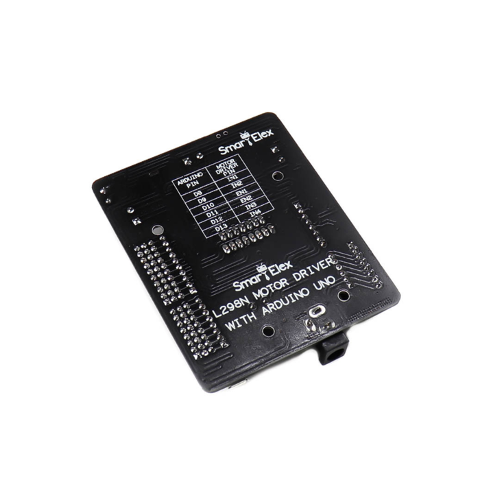 SmartElex L298N Dual Channel Motor Driver with Onboard Arduino Uno