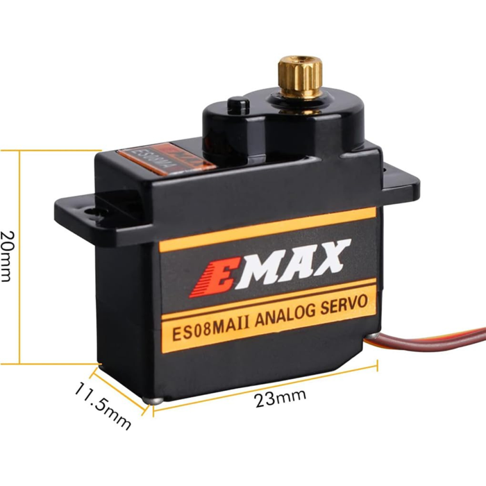 ES08MA II 12g Metal Gear Micro Servo