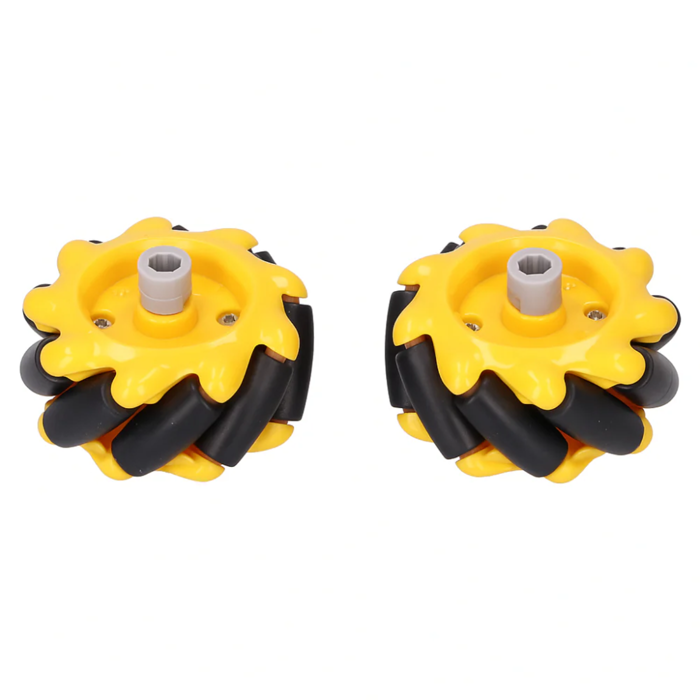 Iotcart Mecanum Wheel 48mm Pair Omnidirectional Left & Right - Robotics Mobility Solution
