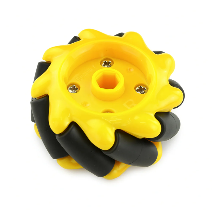 Iotcart Mecanum Wheel 48mm Pair Omnidirectional Left & Right - Robotics Mobility Solution