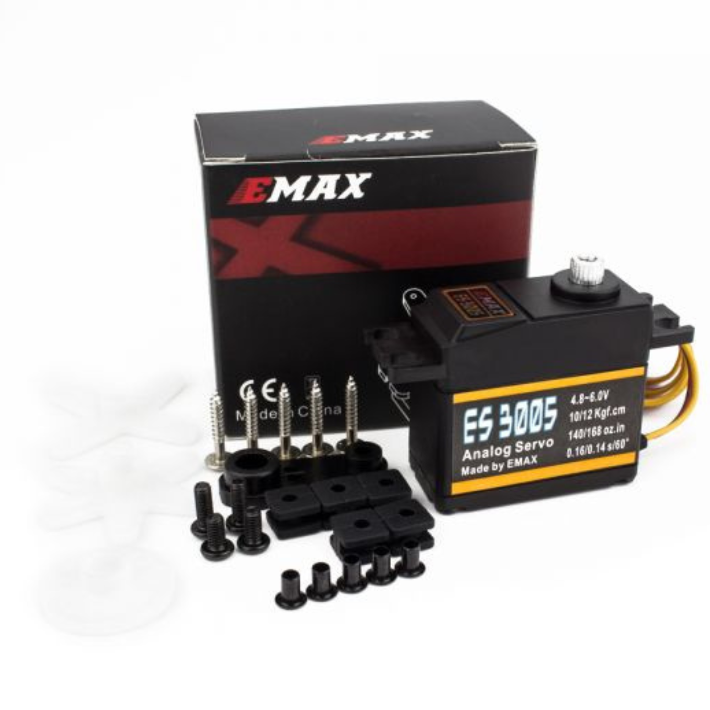 EMAX ES3005 4.8V-6V 42gm Analog Servo Waterproof with Metal Gears