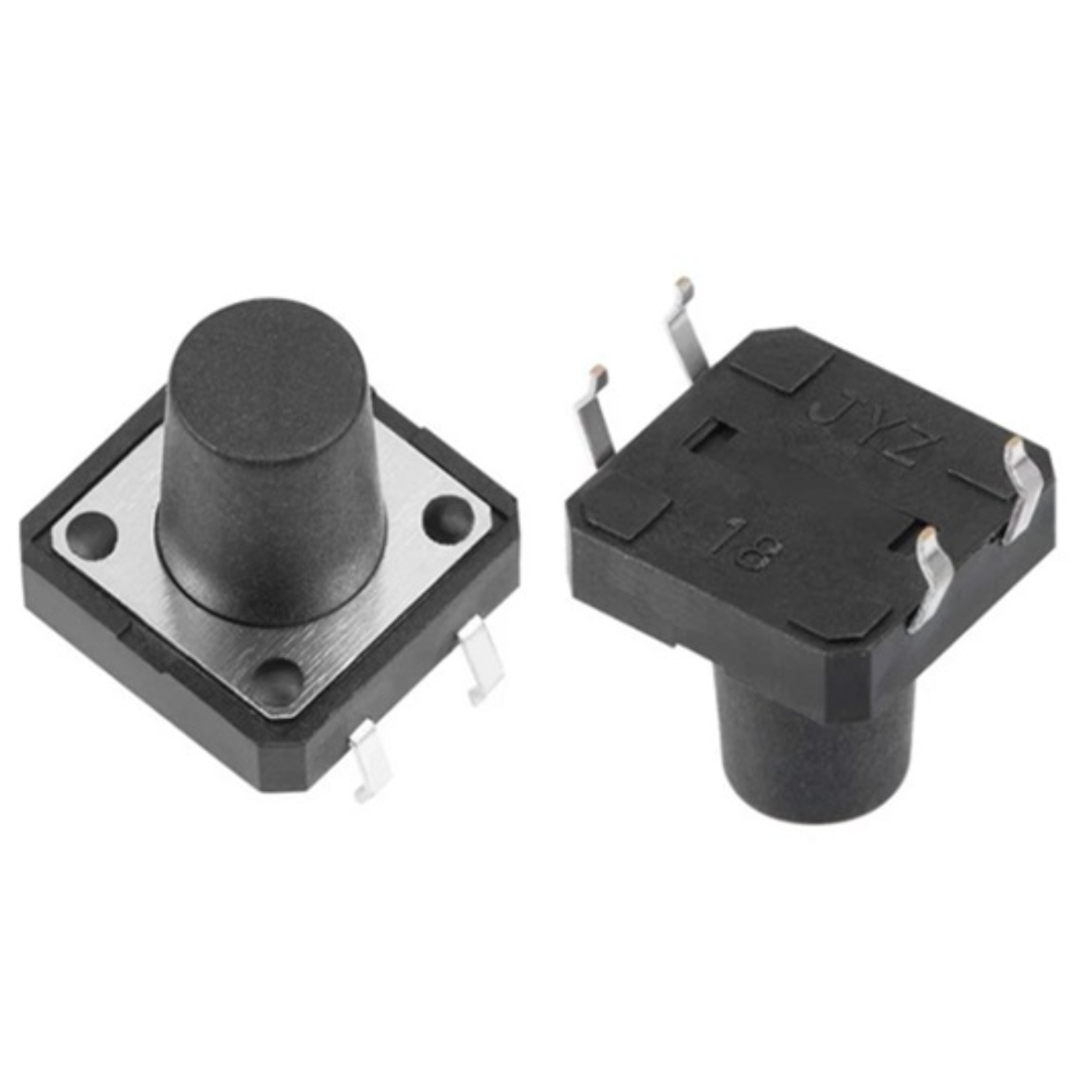 Tactile 4 Pin Push Button Switch 12X12X10mm (Pack of 5)