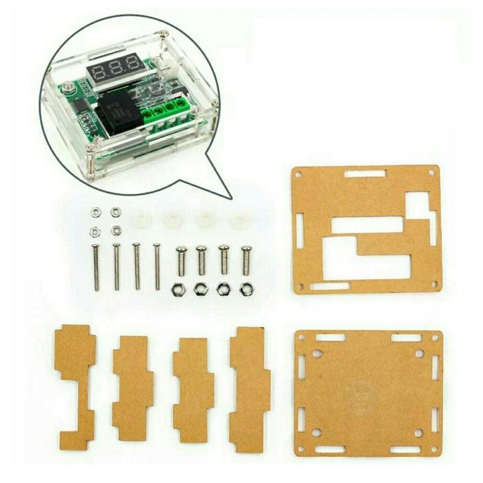 Iotcart Acrylic Case for XH-W1209 Temperature Controller - Protective Enclosure