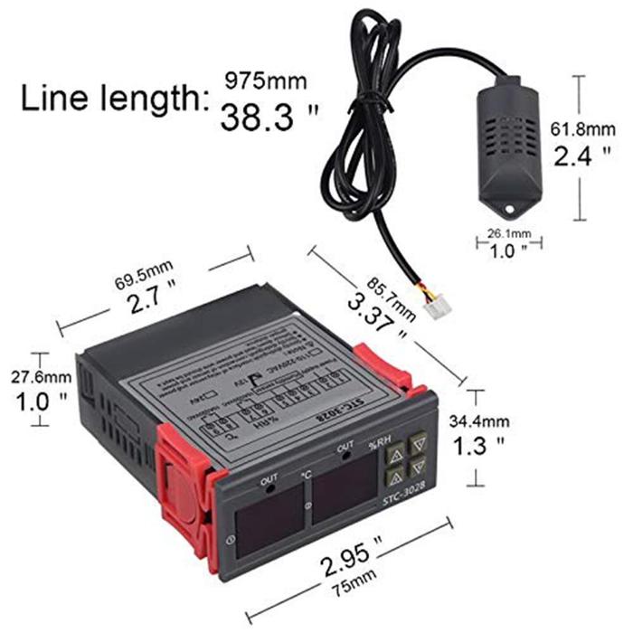 Iotcart STC-3028 12V Dual Digital Thermostat - Buy at Best Price in India