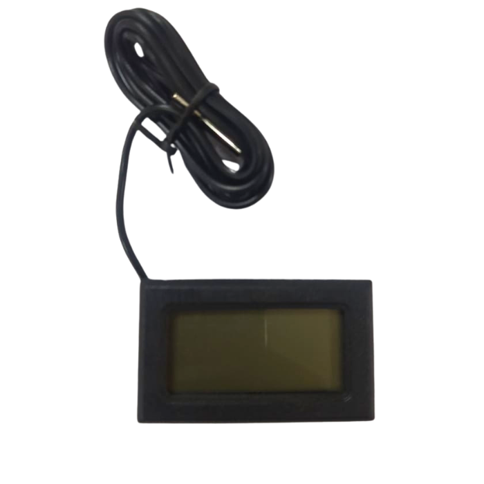 Iotcart Mini LCD Digital Thermometer with Probe - 38.2" Cable, °C/°F Display