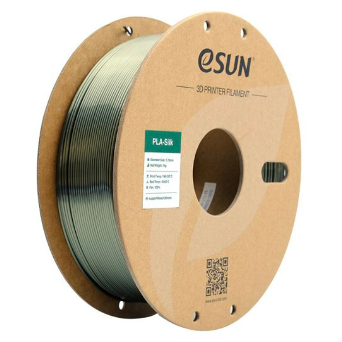 eSun PLA-Silk 1.75mm Bronze Filament 1kg - Premium 3D Printing Material
