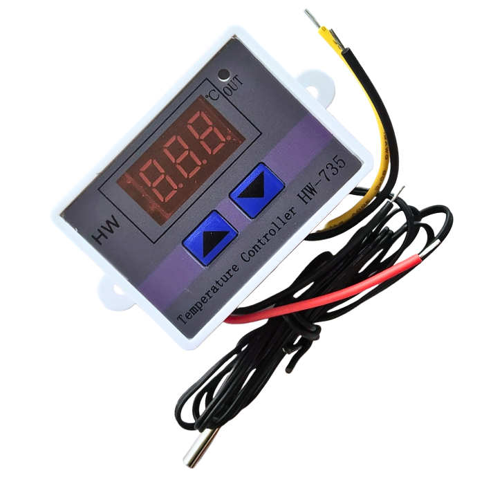 XH-W3002 Intelligent Led Digital Microcomputer Temperature Controller Mini Thermostat Switch with Water-Resistant Sensor Probe 10A (Max) Multipurpose Controller