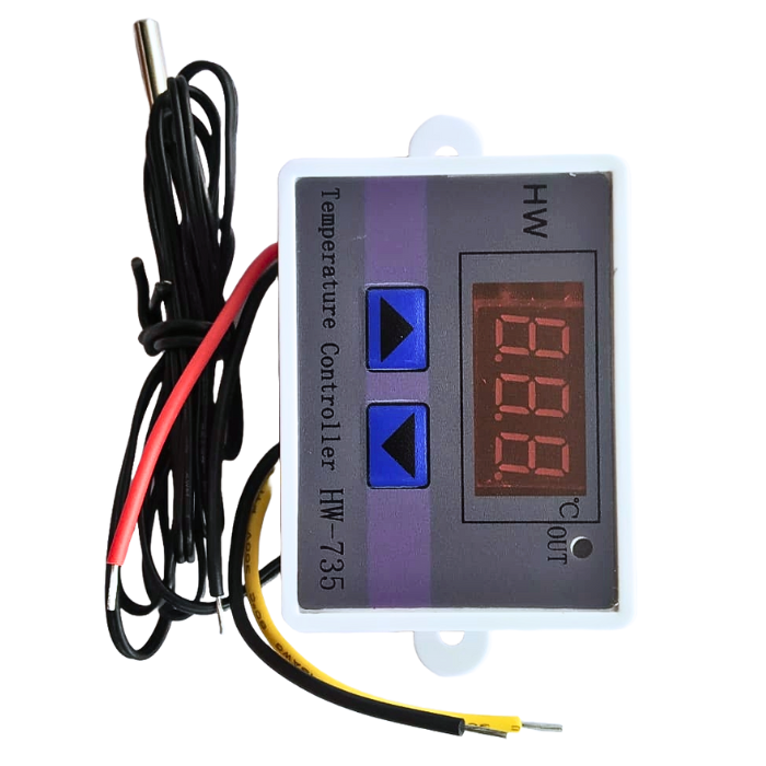 XH-W3002 Intelligent Led Digital Microcomputer Temperature Controller Mini Thermostat Switch with Water-Resistant Sensor Probe 10A (Max) Multipurpose Controller