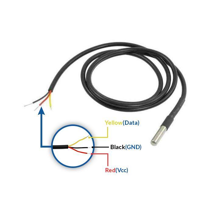 DS18B20 Waterproof Digital Temperature Sensor Probe