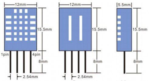 DHT11 Humidity and Temperature Sensor Module (Pack of 25)