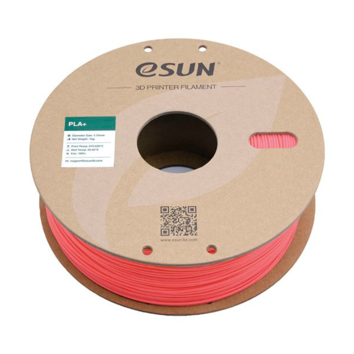 eSun PLA+ 1.75mm Pink 3D Printer Filament 1kg - High-Strength, Low Odor, for FDM Printers