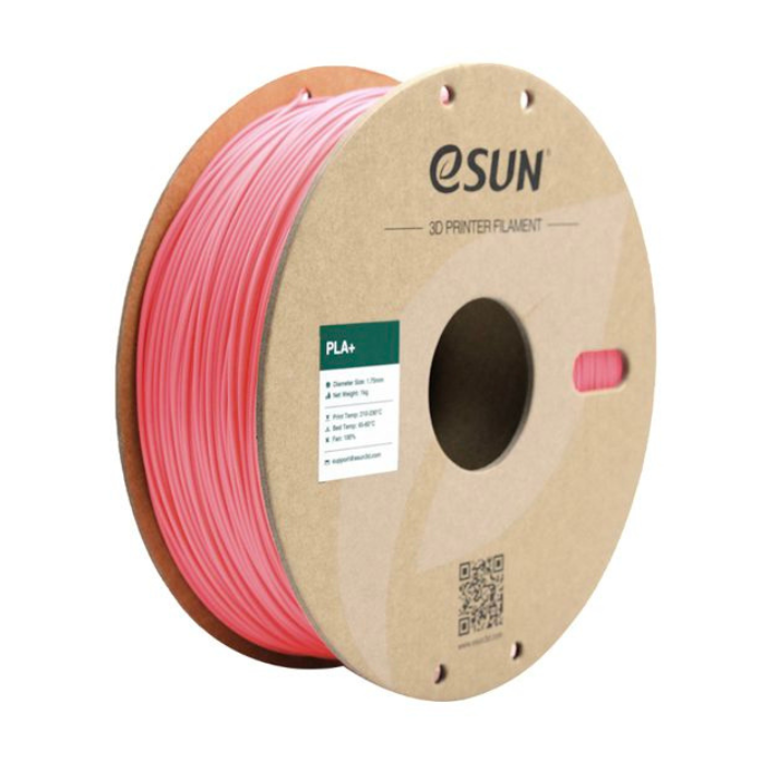 eSun PLA+ 1.75mm Pink 3D Printer Filament 1kg - High-Strength, Low Odor, for FDM Printers