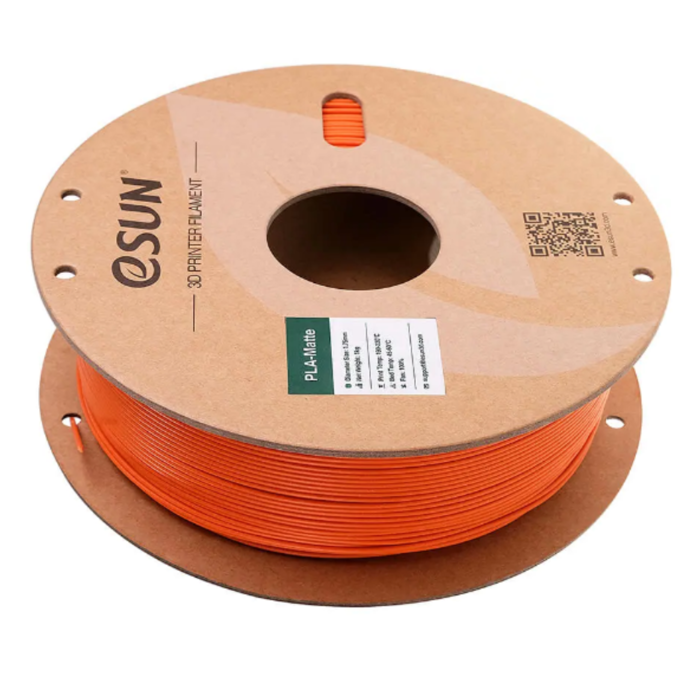 eSun PLA-Matte Filament 1.75mm 1kg Tangerine - 3D Printing Filament