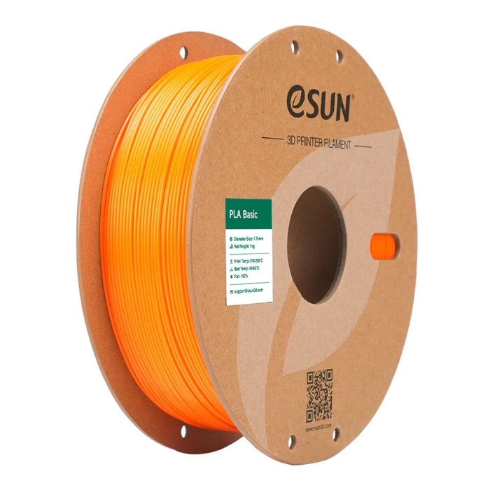 eSun 1.75mm PLA-Basic 3D Printing Filament 1kg orange Color