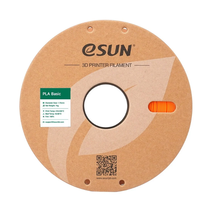 eSun 1.75mm PLA-Basic Orange 3D Printing Filament 1kg - Buy Online in India