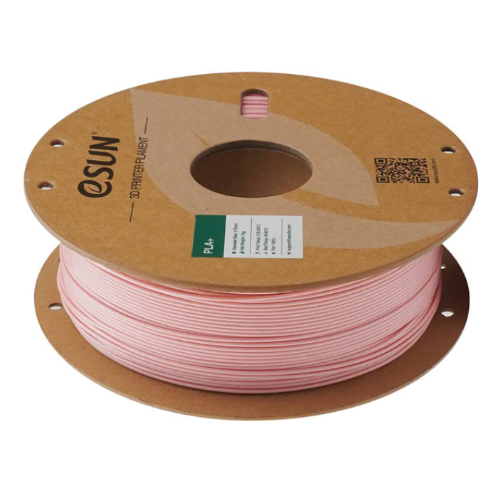 eSun 1.75mm PLA+ 1kg Peach Pink Filament - 3D Printing Filament for Prototyping & Decorative Models