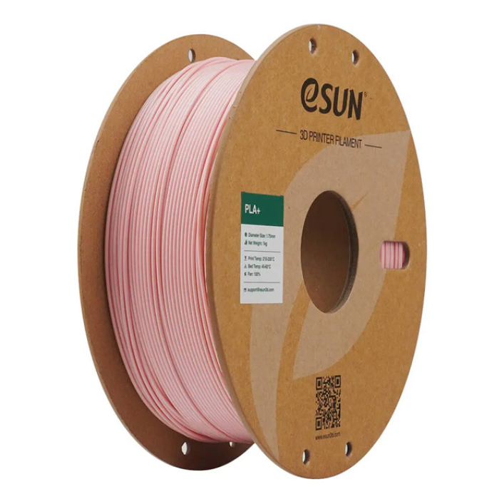 eSun 1.75mm PLA+ 1kg Peach Pink Filament - 3D Printing Filament for Prototyping & Decorative Models