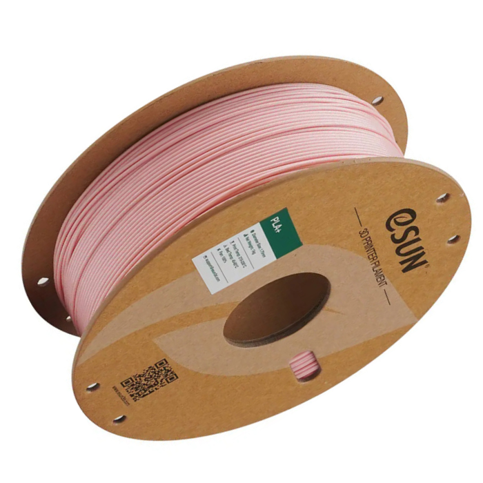 eSun 1.75mm PLA+ 1kg Peach Pink Filament - 3D Printing Filament for Prototyping & Decorative Models